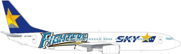 スカイマーク特別デザイン機「ファイターズジェット」就航 | 北海道