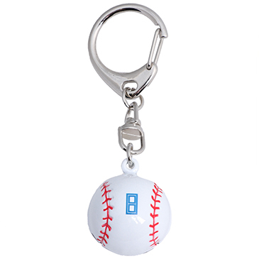 しゃけまる 縄付きぬいぐるみ」に付けられる「ボール型鈴キーホルダー