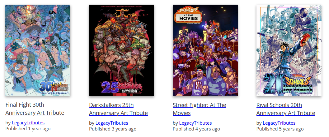 Street Fighter 35th Anniversary Art Tribute Digital Book | TFG