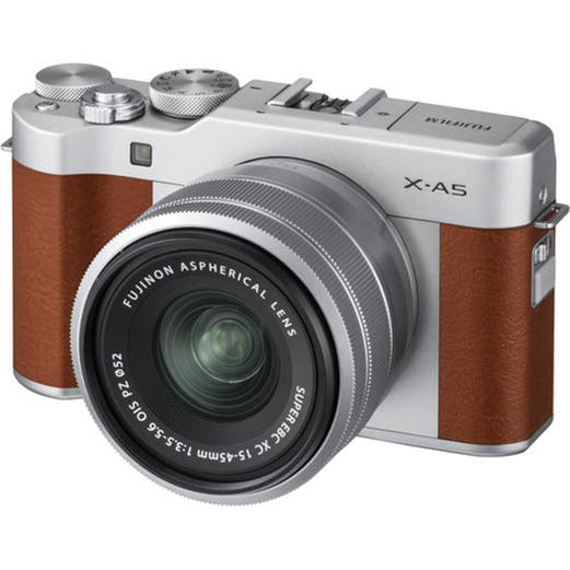 FUJIFILM X-A5 Mirrorless Digital Camera with Free 15-45mm f/3.5
