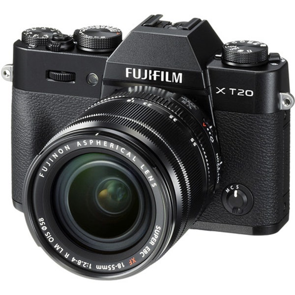 FUJIFILM X-T20 Mirrorless Digital Camera with fujinon aspherical