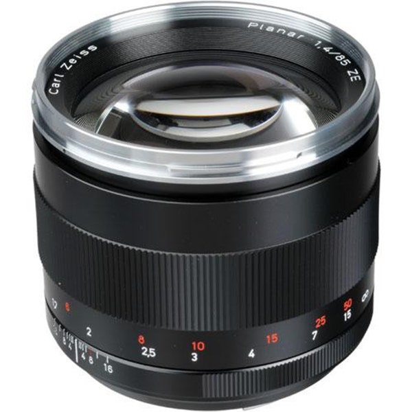 Zeiss Telephoto 85mm f/1.4 ZE Planar T* Manual Focus Lens for