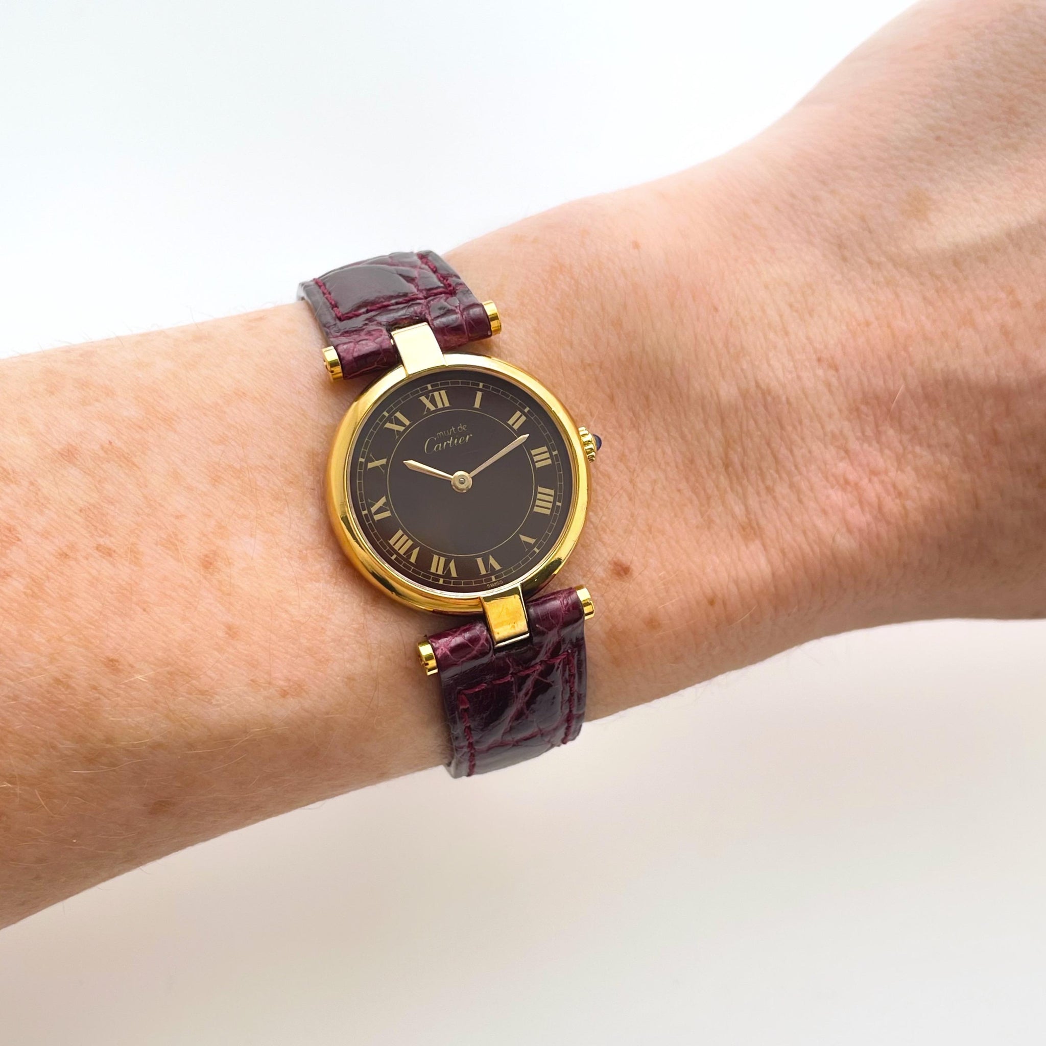 Cartier Must Vendome Vermeil - Gold-Plated Silver 925 – Finchley