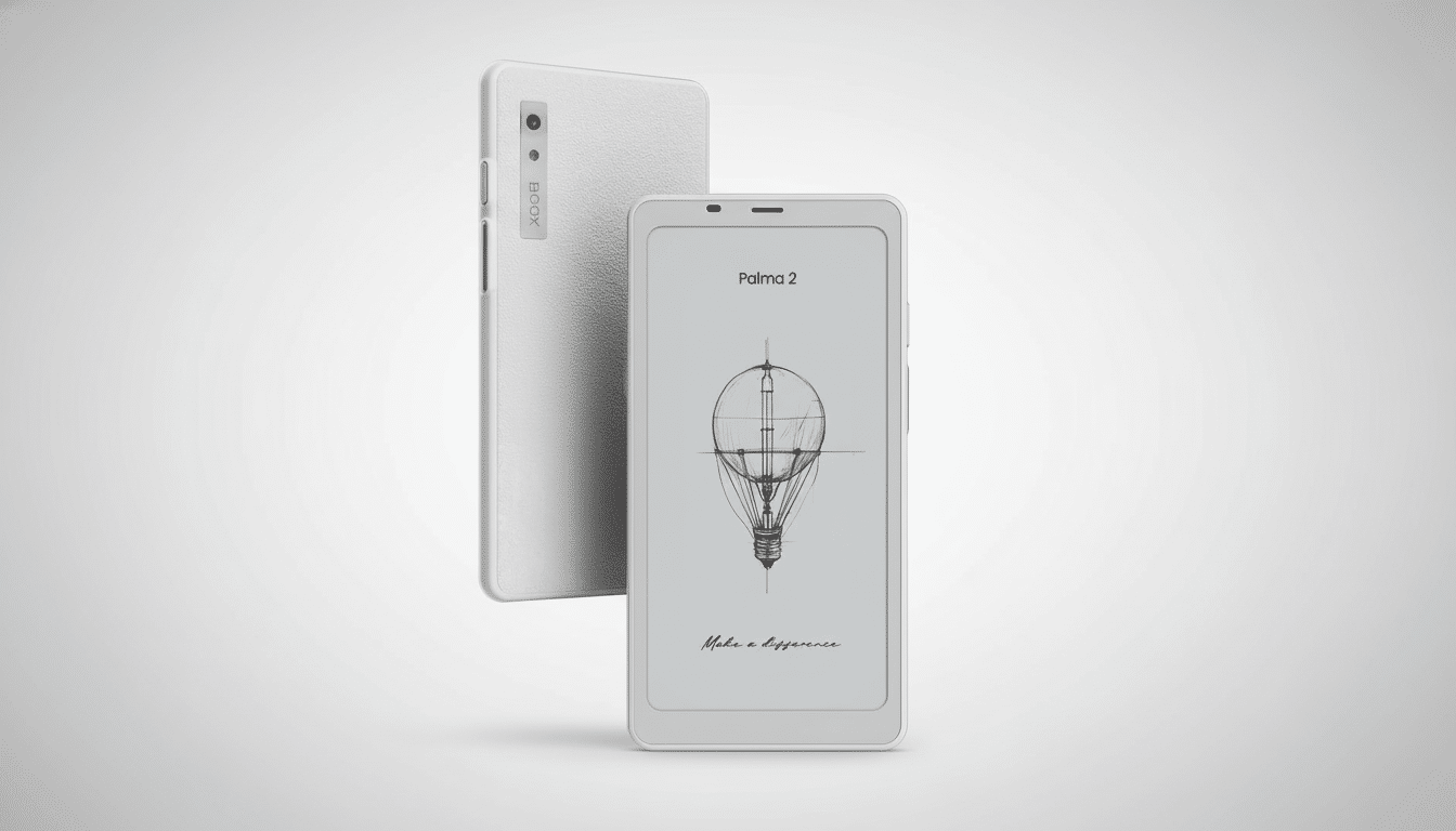 Boox Palma 2 Pro powers on color E Ink and a pocket with 5G