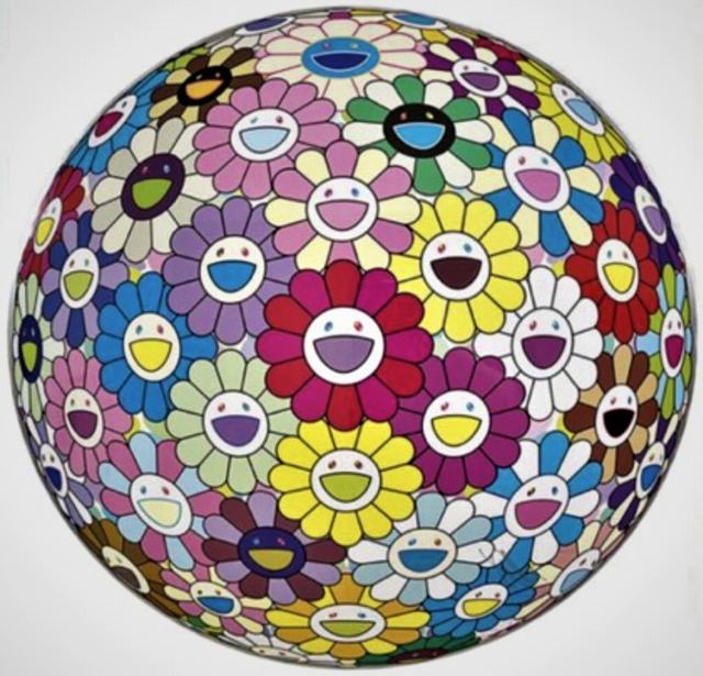 フラワーボールカラフル、ミラクルスパークル』村上隆 | 絵画・アート