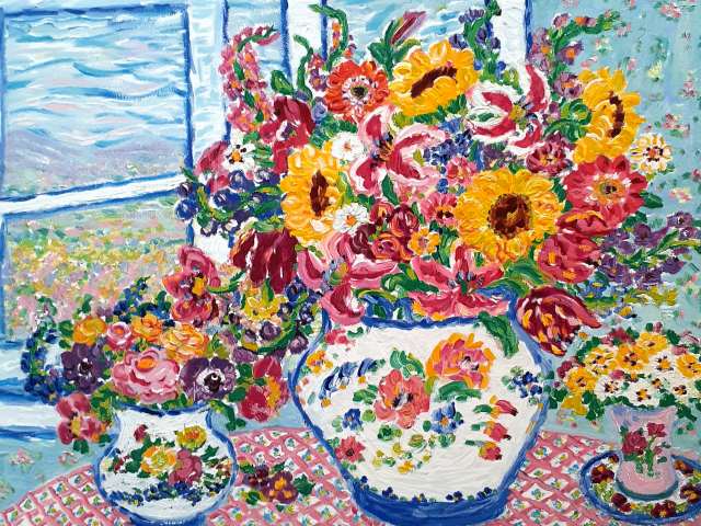 新品未開封】フラワー&レース レスリーセイヤー ジグソーパズル 2000