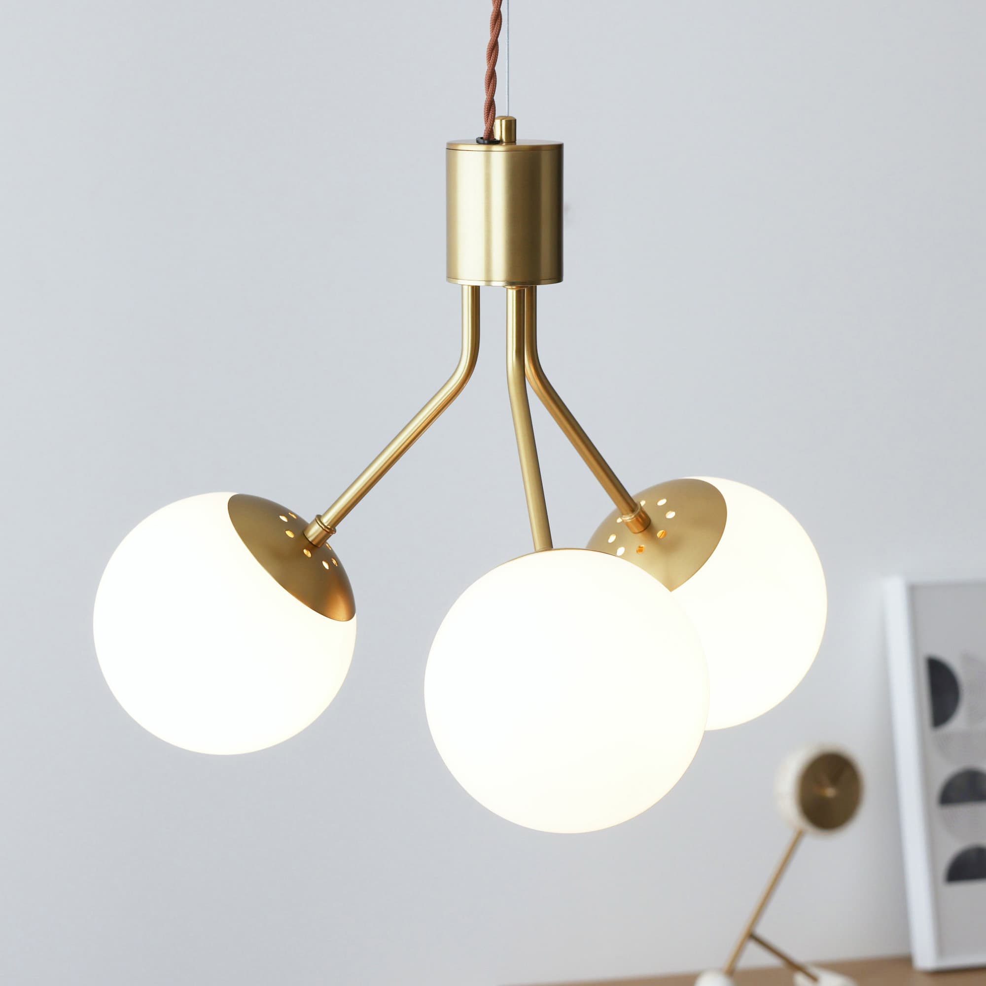 あす着]ペンダントライト リモコン付き 調光 調色 ガラス 丸 おしゃれ