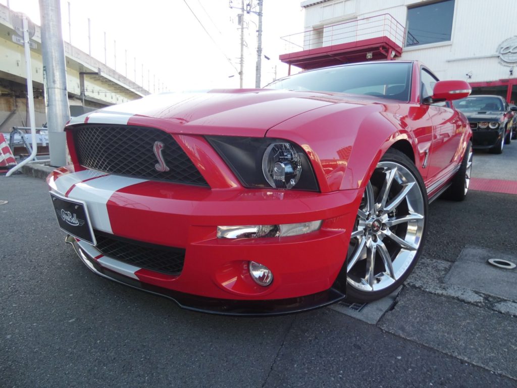 2008年 フォード マスタング SHELBY GT500 赤 368万