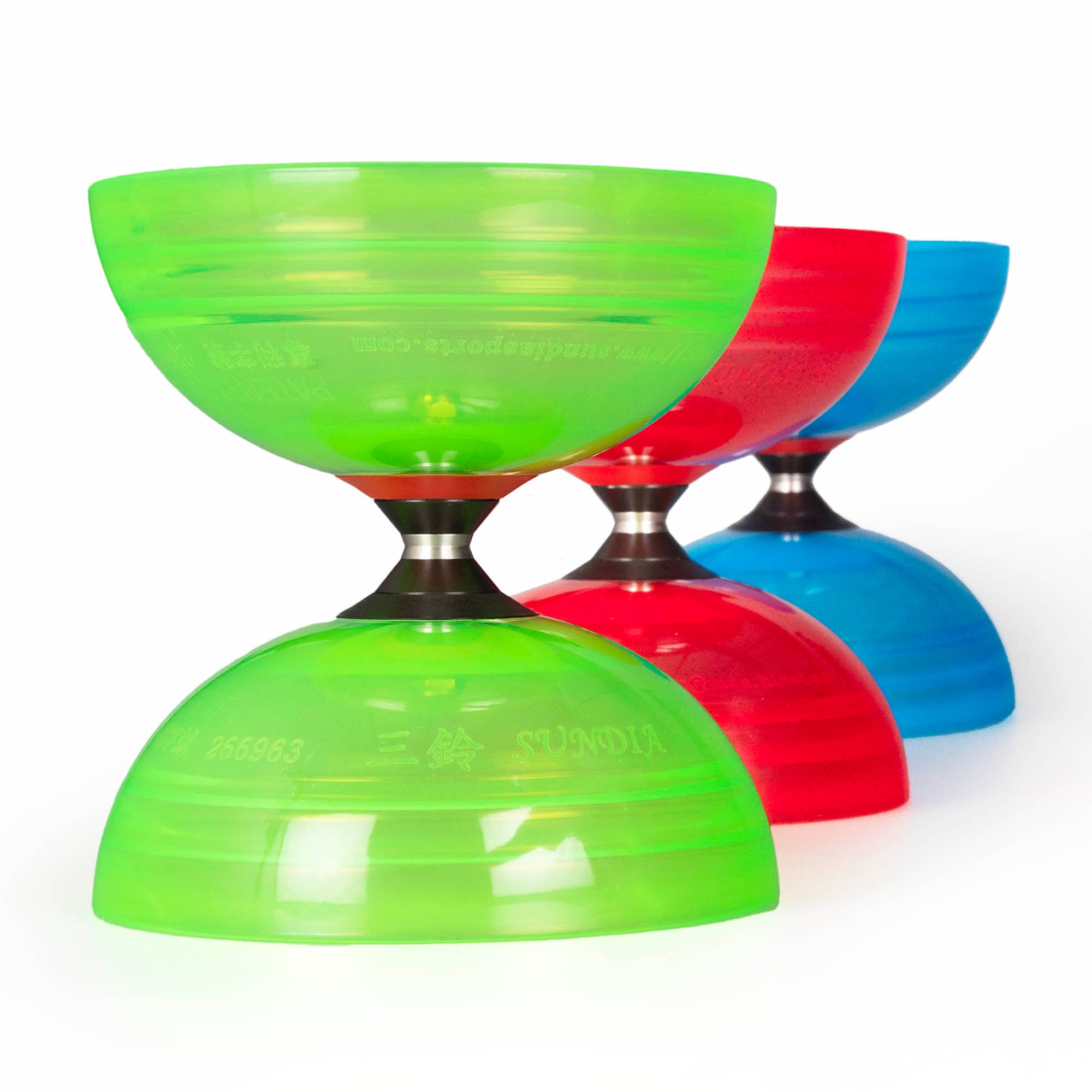 Sundia Shining Crystal Triple Bearing Diabolo – Firetoys US