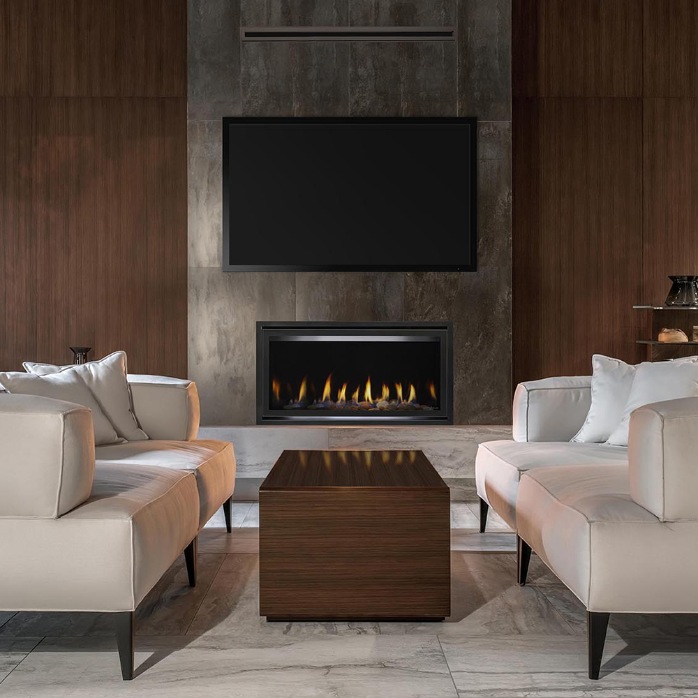 Heat & Glo Cosmo 36 - Fireplace Stone & Patio