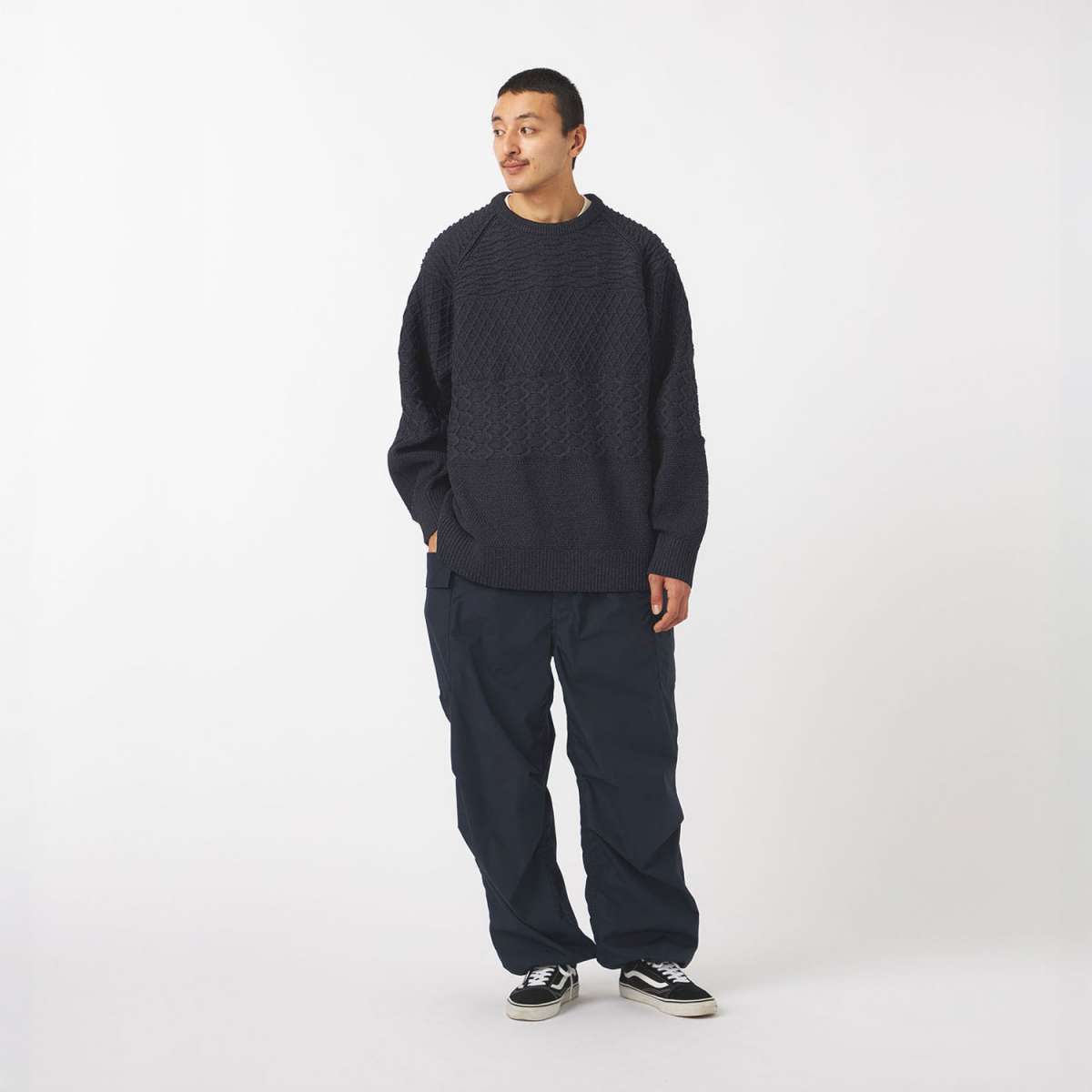 Nanamica Crew Neck Knit Sweater | FIRMAMENT - Berlin Renaissance