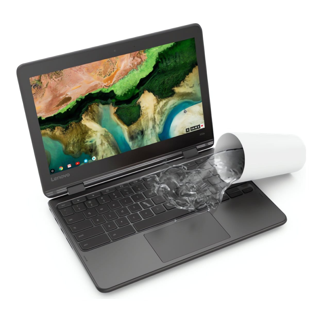 Lenovo 300e Chromebook G2 11.6-inch HD 2-in-1 Laptop - Intel