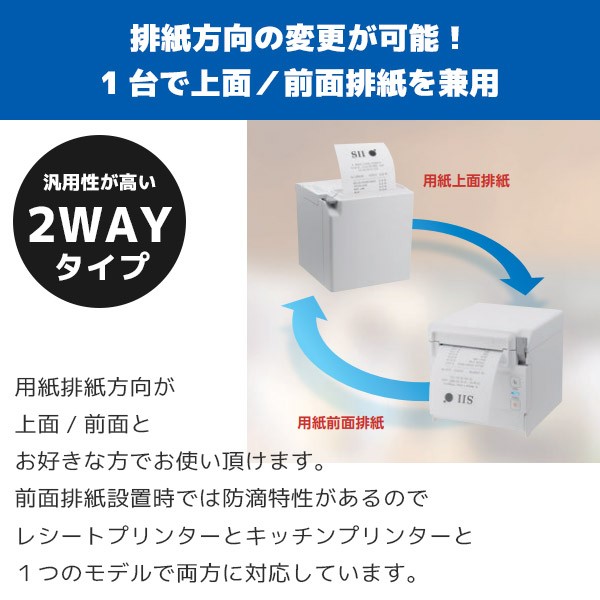 セイコーインスツル SII RP-F10 コンパクト レシートプリンター USB