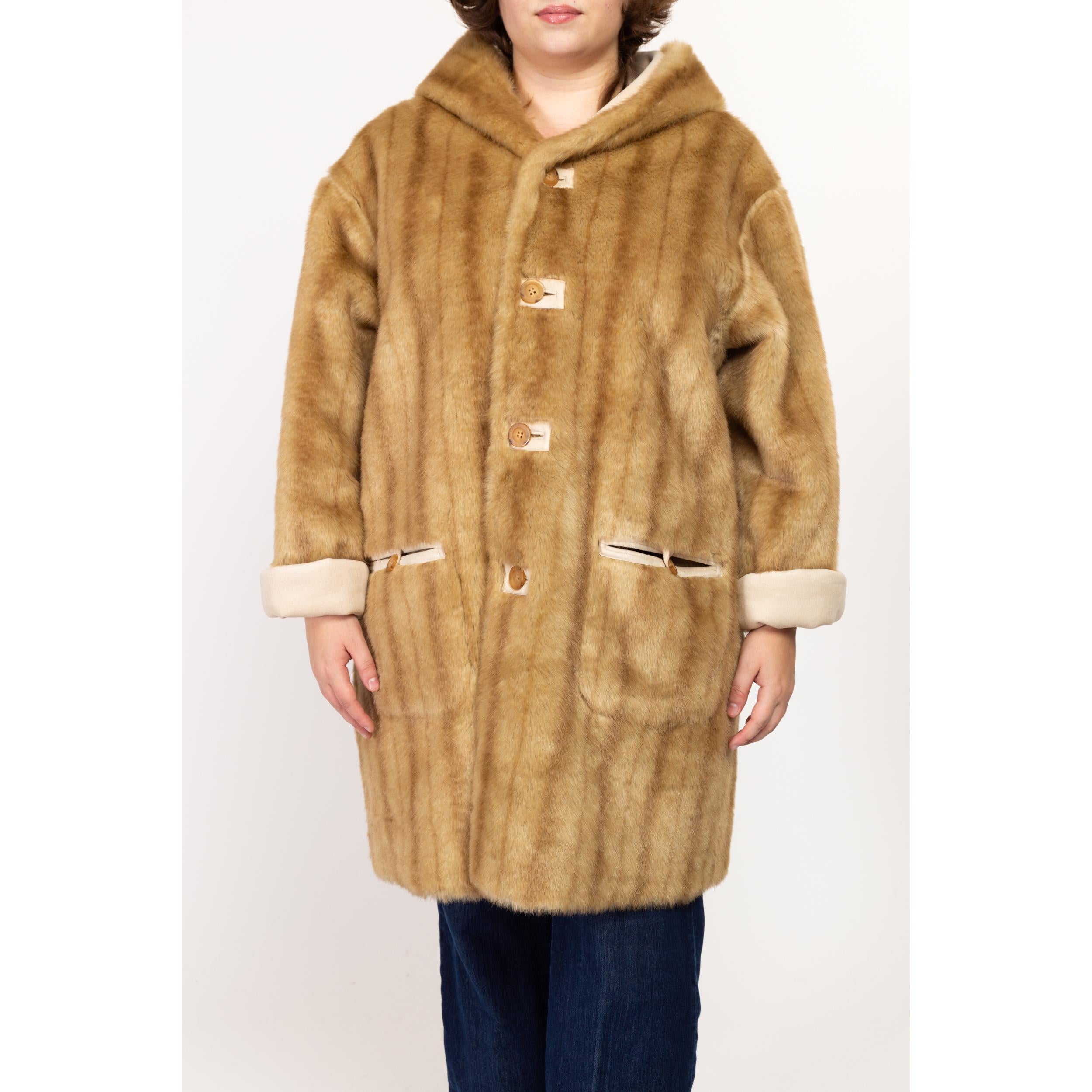 XL 90s Boho Reversible Faux Fur & Suede Coat – Flying Apple Vintage
