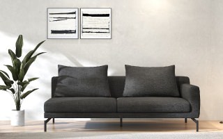 ロータイプソファのシンプルデザインソファ - PENTA 900 Chair ペンタ