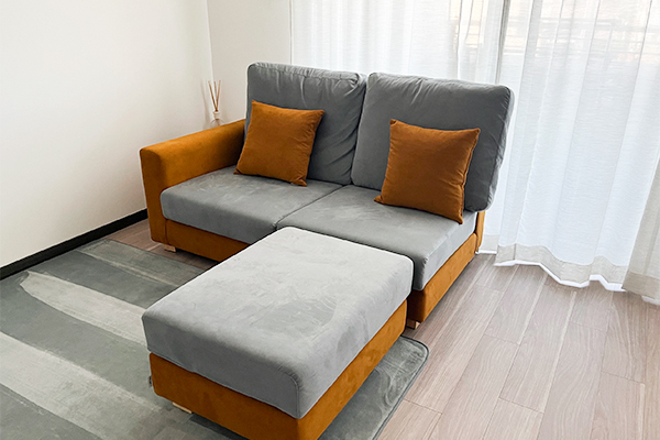 SARAH 2.5人掛け + SARAH スツール | お客様の声 | ソファ専門店