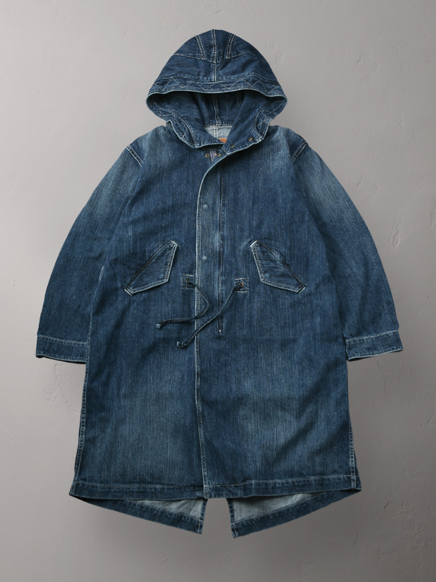 デニムモッズコート FN-OC-D001 | THE FLAT HEAD