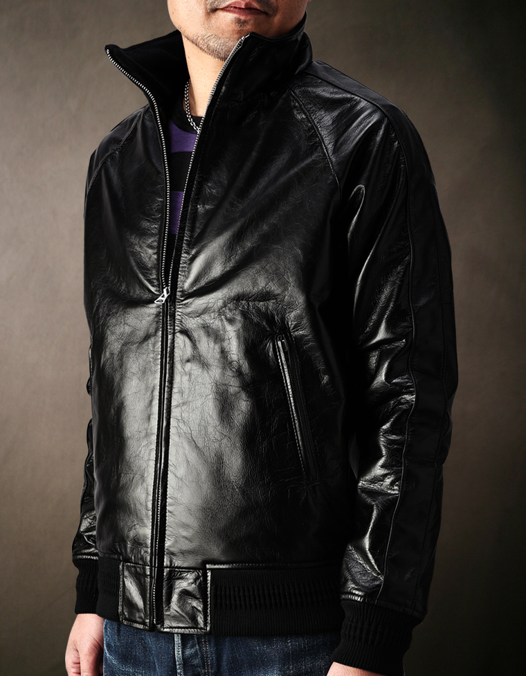 ホースハイド トラックジャケット FN-LJ-HT001 | THE FLAT HEAD