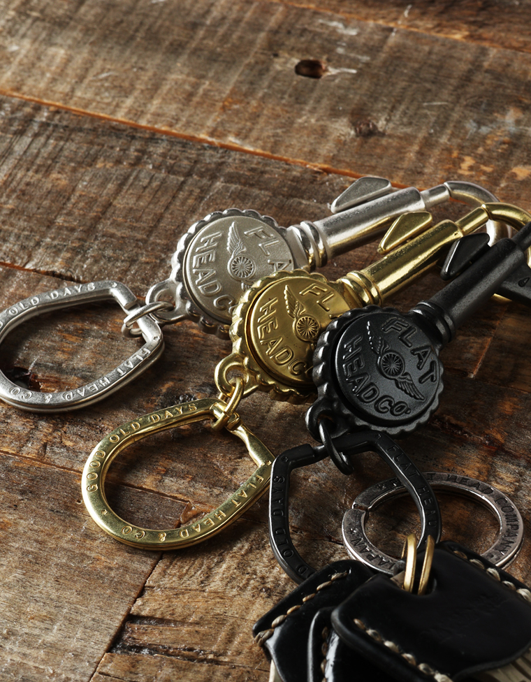 数量限定 鉄製馬蹄リング付 キーチェーン FN-GKC-001 | THE FLAT HEAD