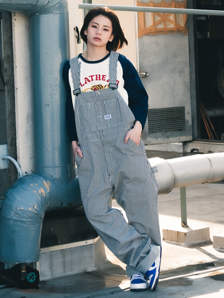 ヒッコリーオーバーオール FN-PA-DO801 | THE FLAT HEAD