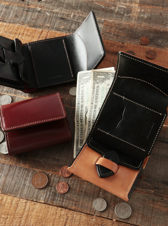 コードバンと多脂革のコンビ 三つ折ミニウォレット FN-WSN3-3S4 | THE