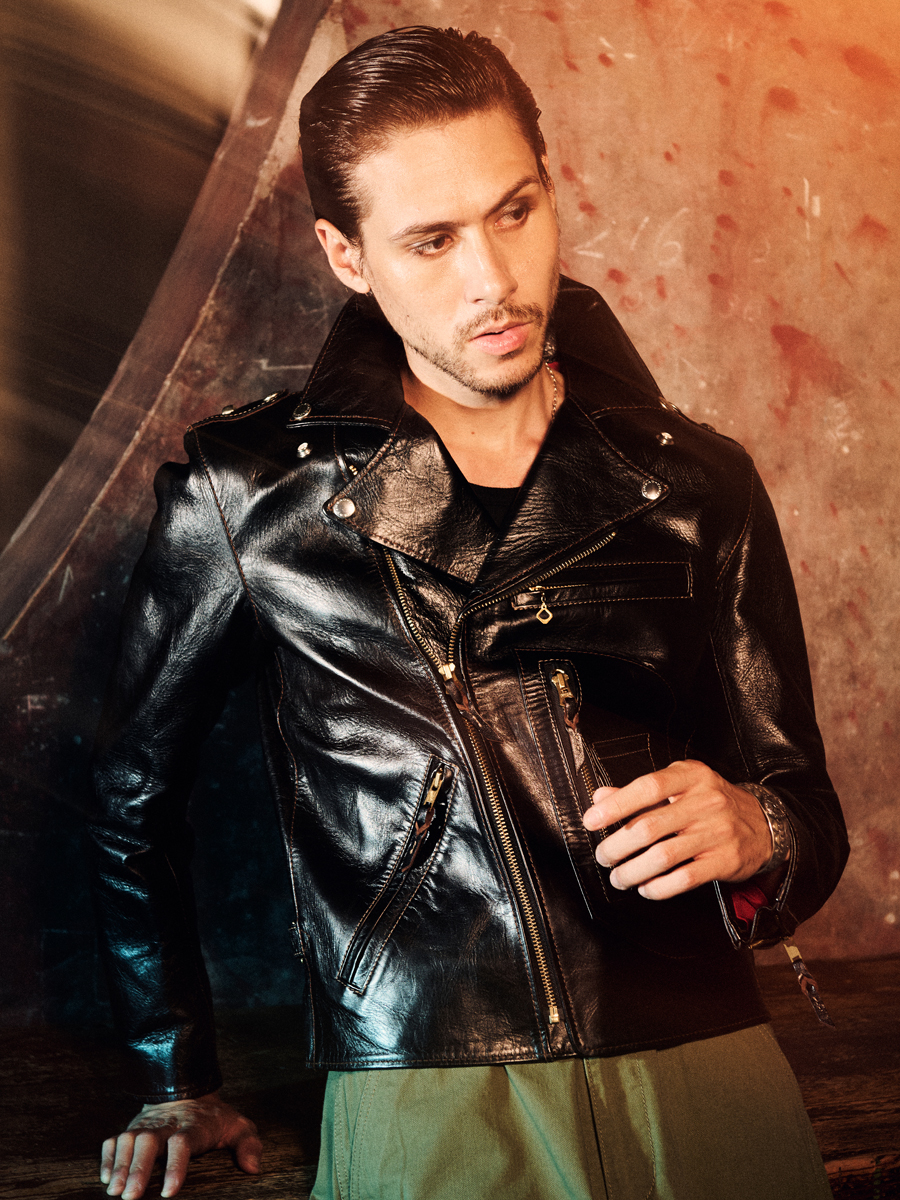 ホースハイド ダブル ライダースジャケット FN-LJ-HW004 | THE FLAT HEAD