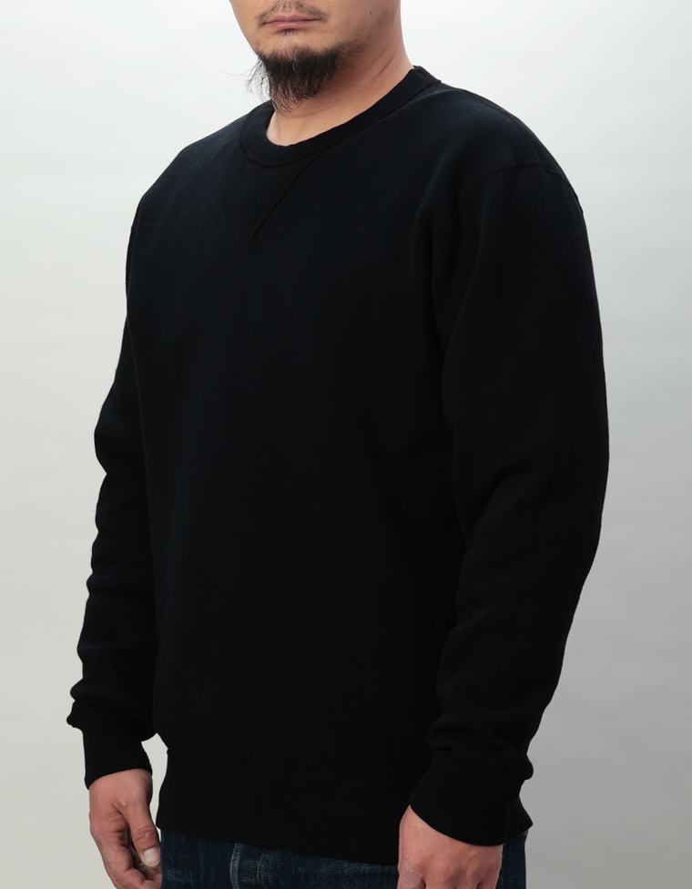 Convenience young クルーネックスウェット M 黒 15.0オンス オープン