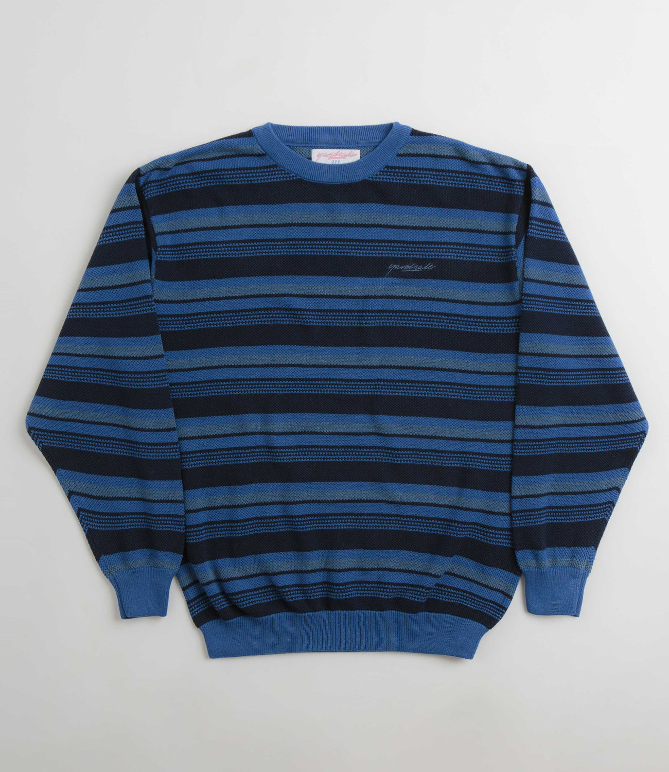 Yardsale Mirage Knit Sweatshirt - Purple / Navy | Flatspot