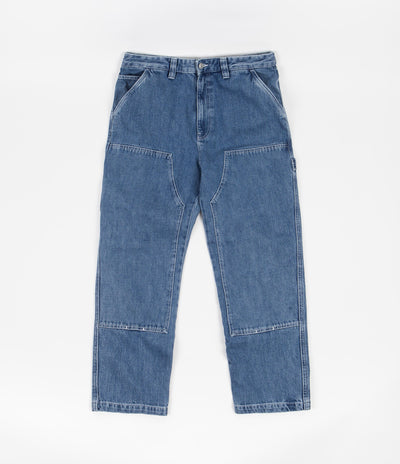 Stussy Denim Work Pants - Blue | Flatspot