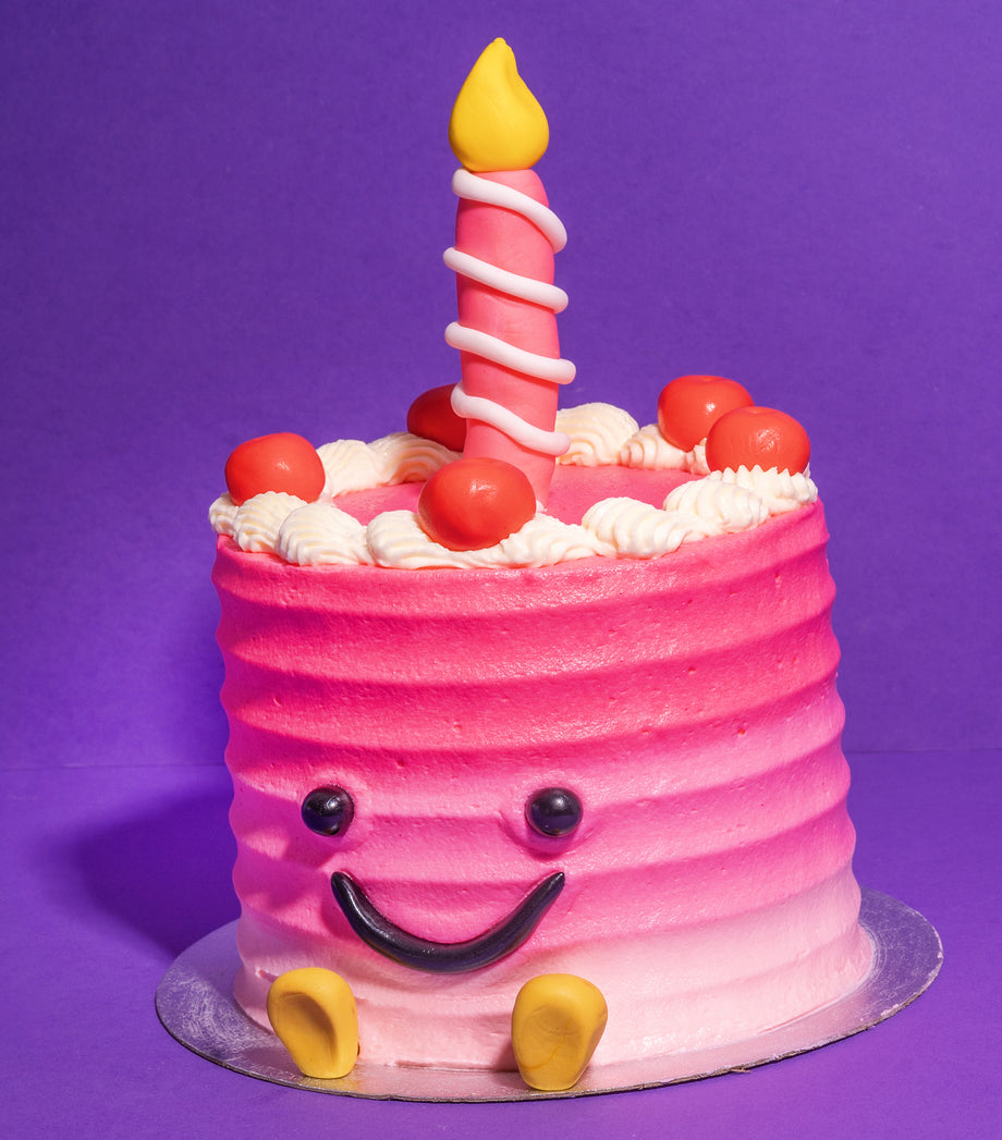 Jelly Cat Pinky Birthday Cake | Handmade To Order – Flavourtown Bakery