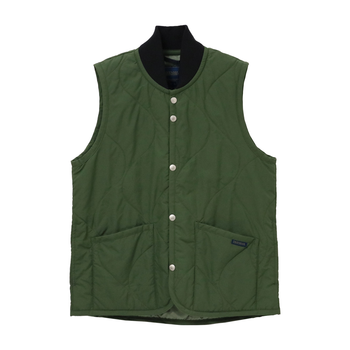 スタッド フロント ボンバー ジレ メンズ 102 Black ブラック