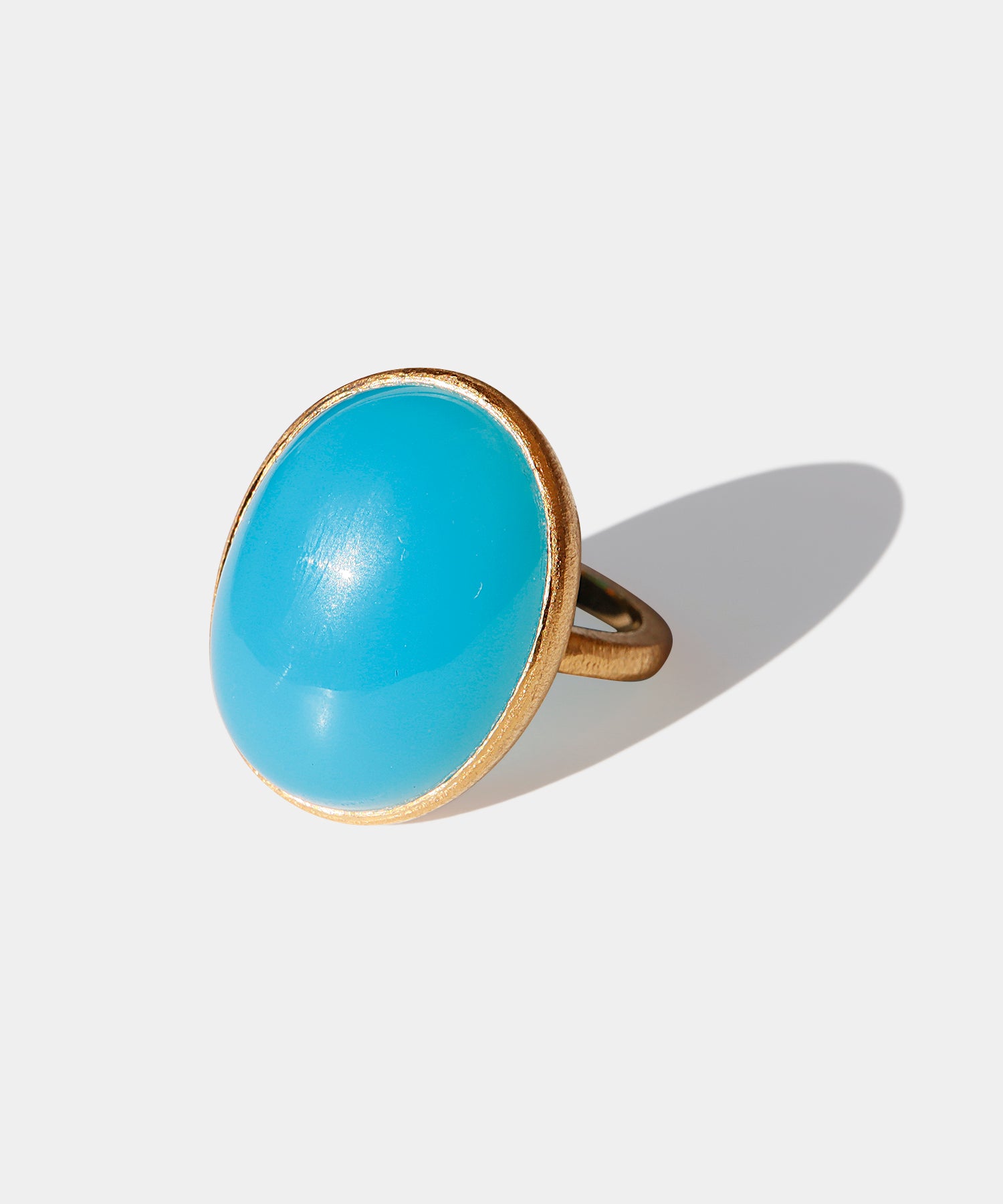 シーブルーカルセドニー リング – Fruitsjolie