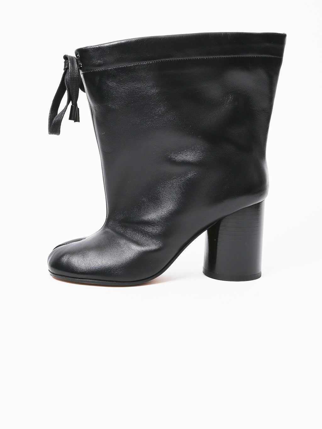 Maison Margiela - Black Tabi Drawstring Ankle Boots – Frances May