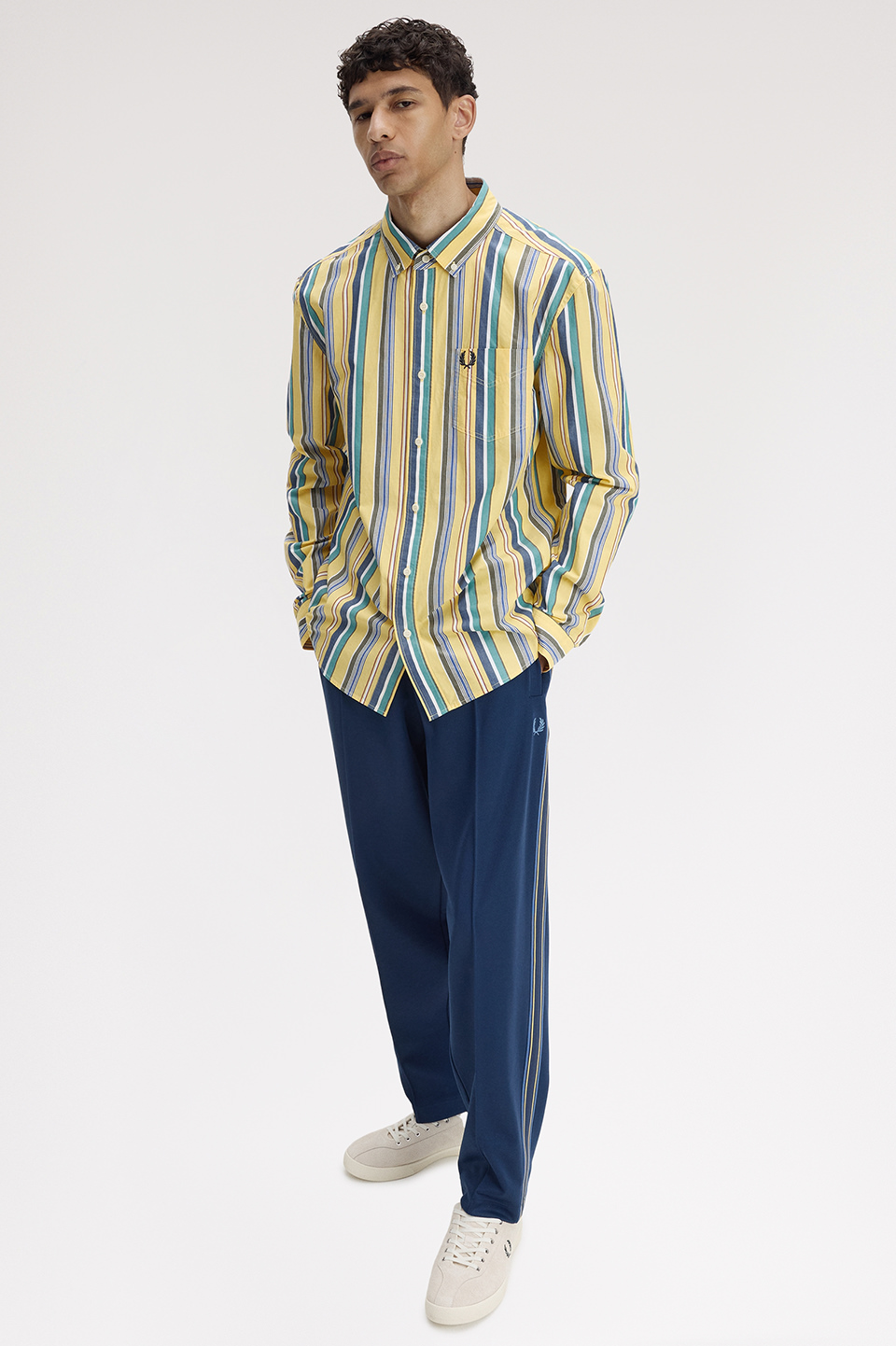 Relaxed Stripe Shirt(S 26A：LEMON BARLEY): | FRED PERRY JAPAN