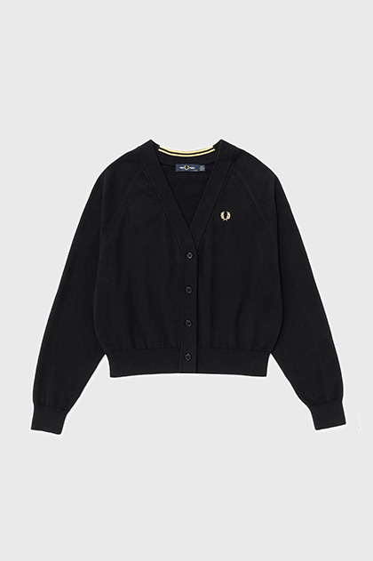 V-Neck Cardigan(10 102：BLACK): | FRED PERRY JAPAN | フレッド