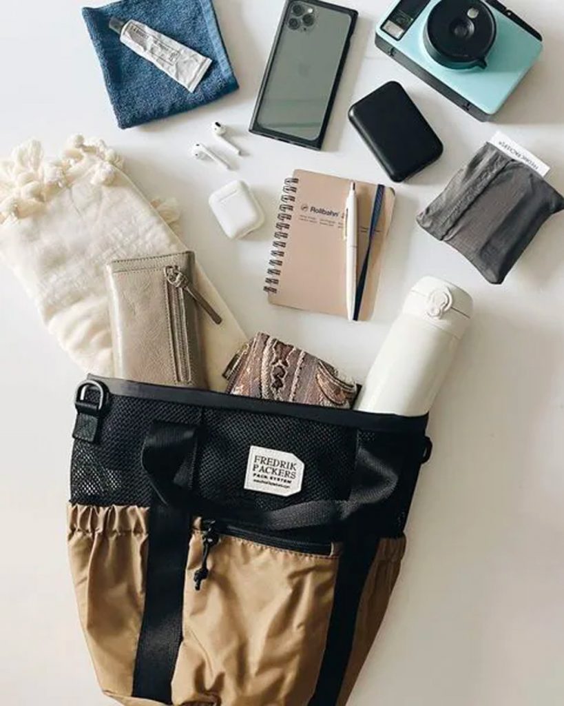 green label relaxing 別注アイテム 【 巾着 2WAYバッグ 】| FREDRIK