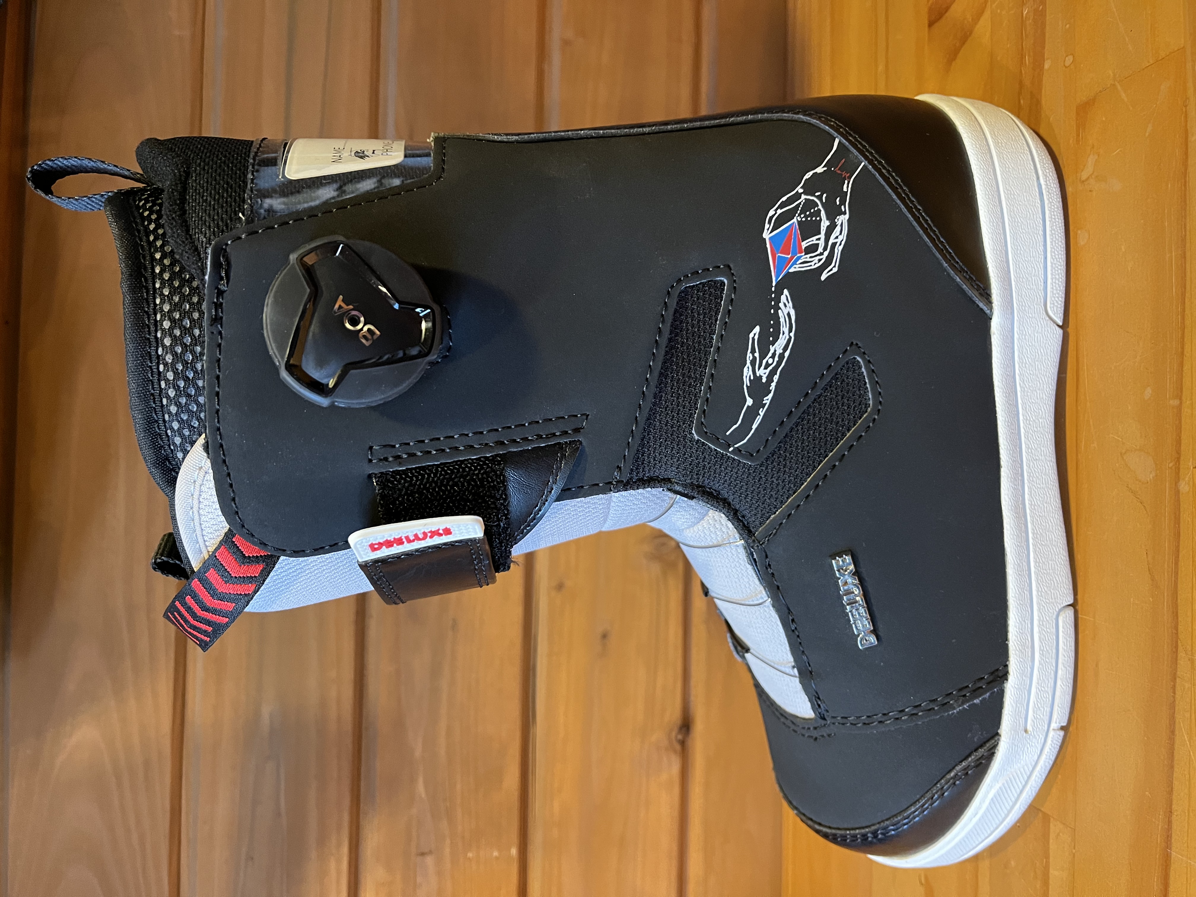 DEELUXE ジュニア用 21.5センチ 黒/白 DEELUXE ジュニア用 21.5センチ