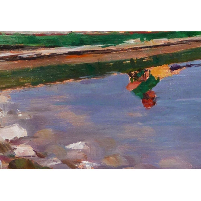 Claude JOUSSET|buy art and biography|impressionism|Fisherman Loire