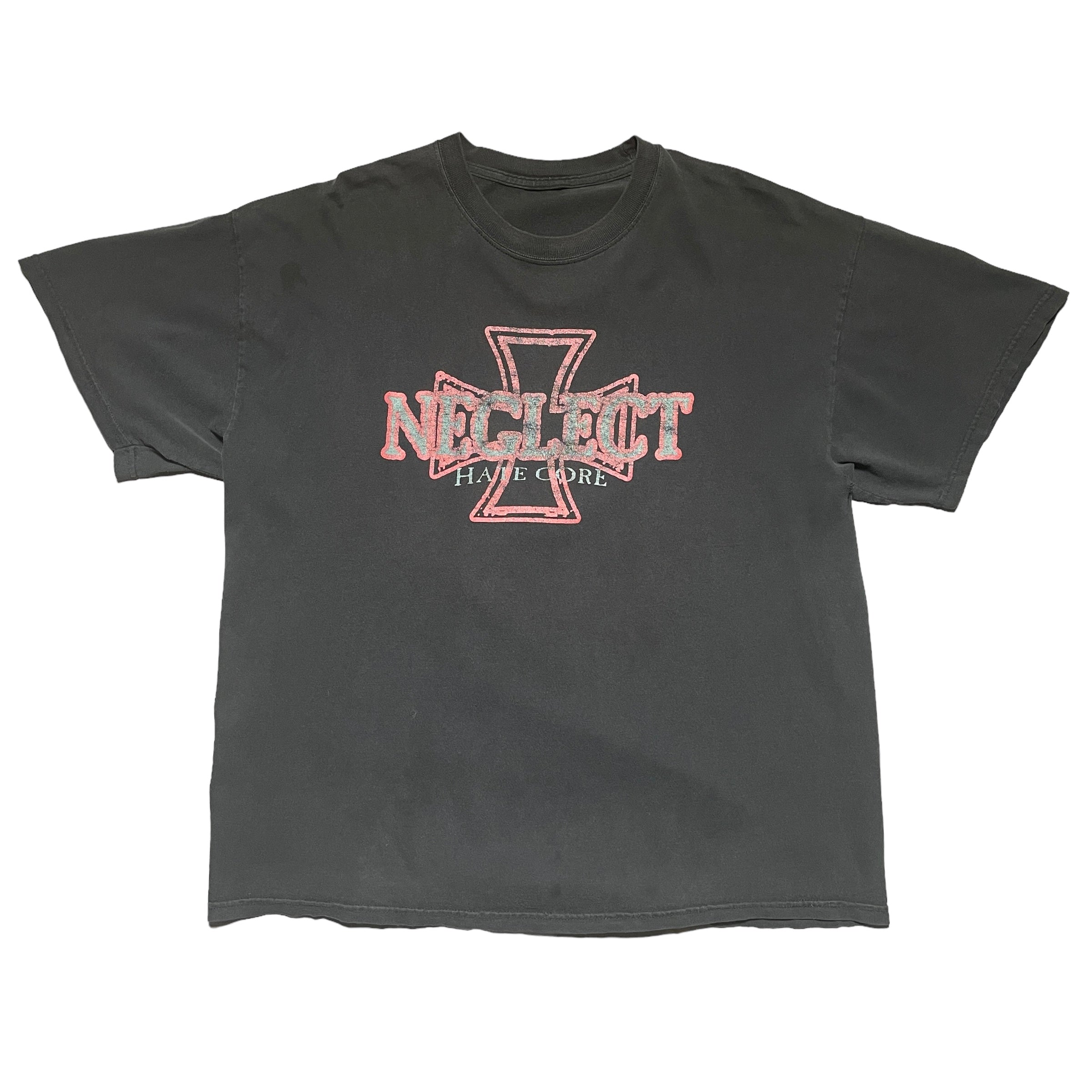 Vintage Neglect Hate Core Wasting My Life Band T-Shirt - FRESH