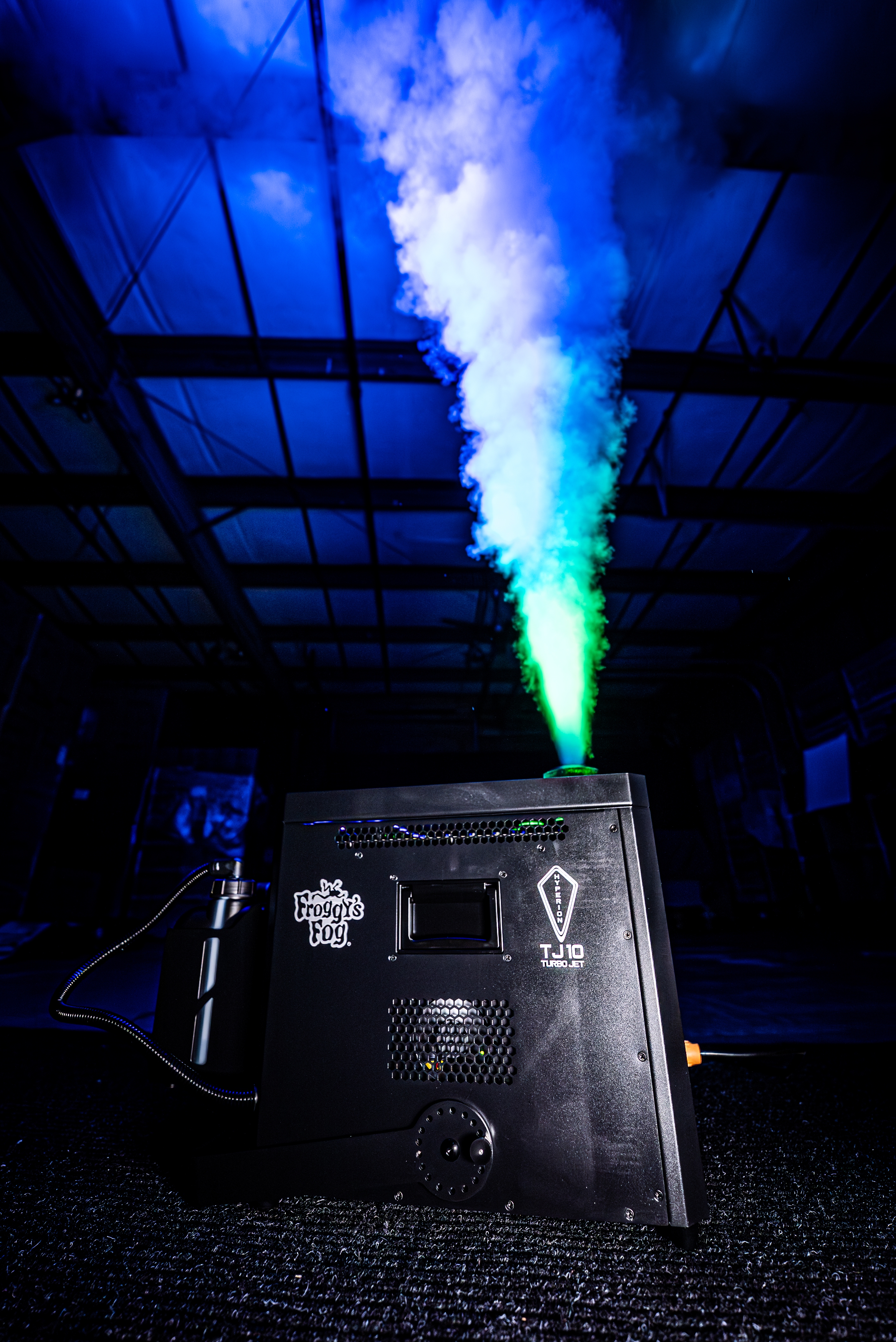 Froggy's Fog® Hyperion® TJ10 – Dual-Nozzle Upshot Fog Machine with