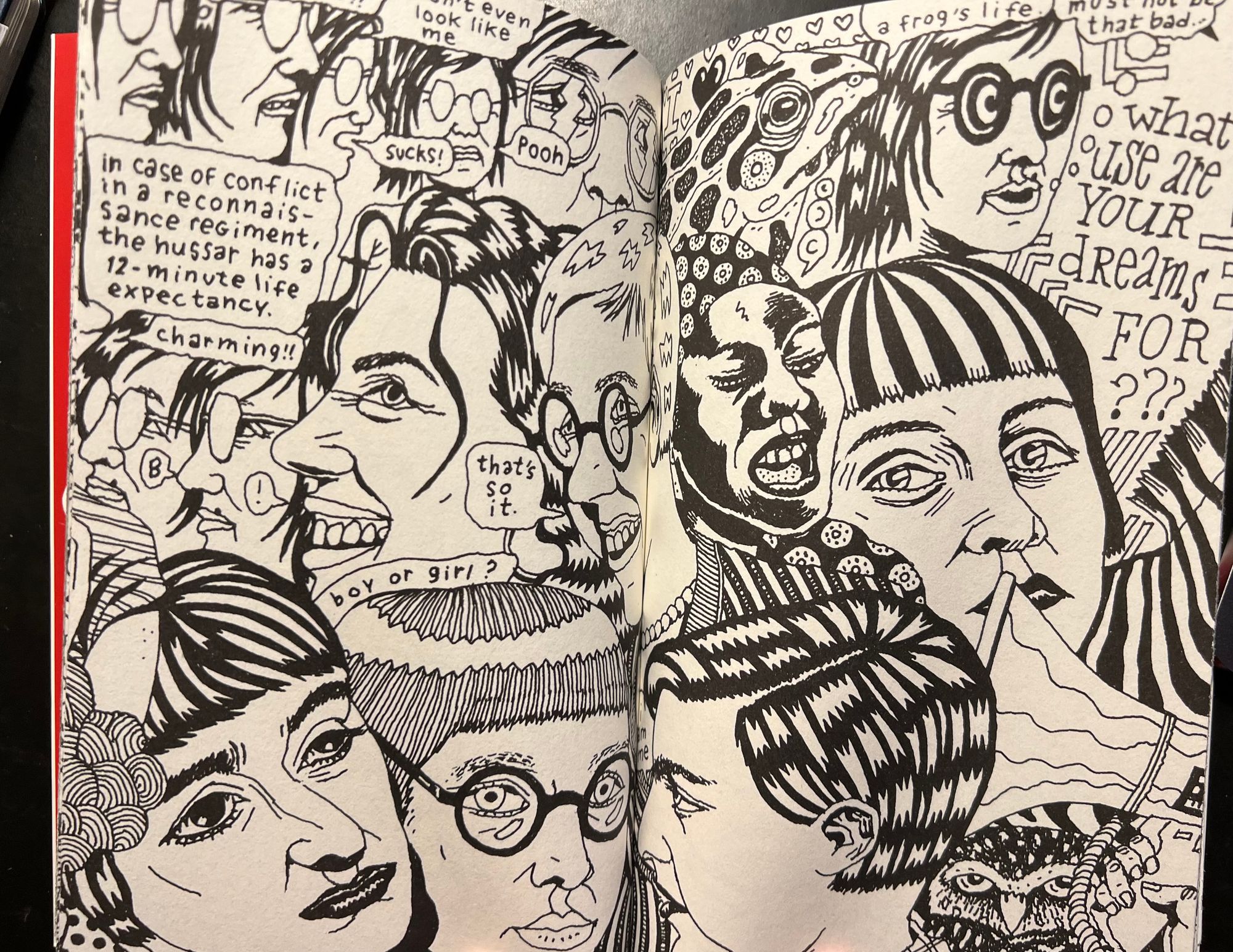 Welcome to the Party in Julie Doucet's Time Zone J