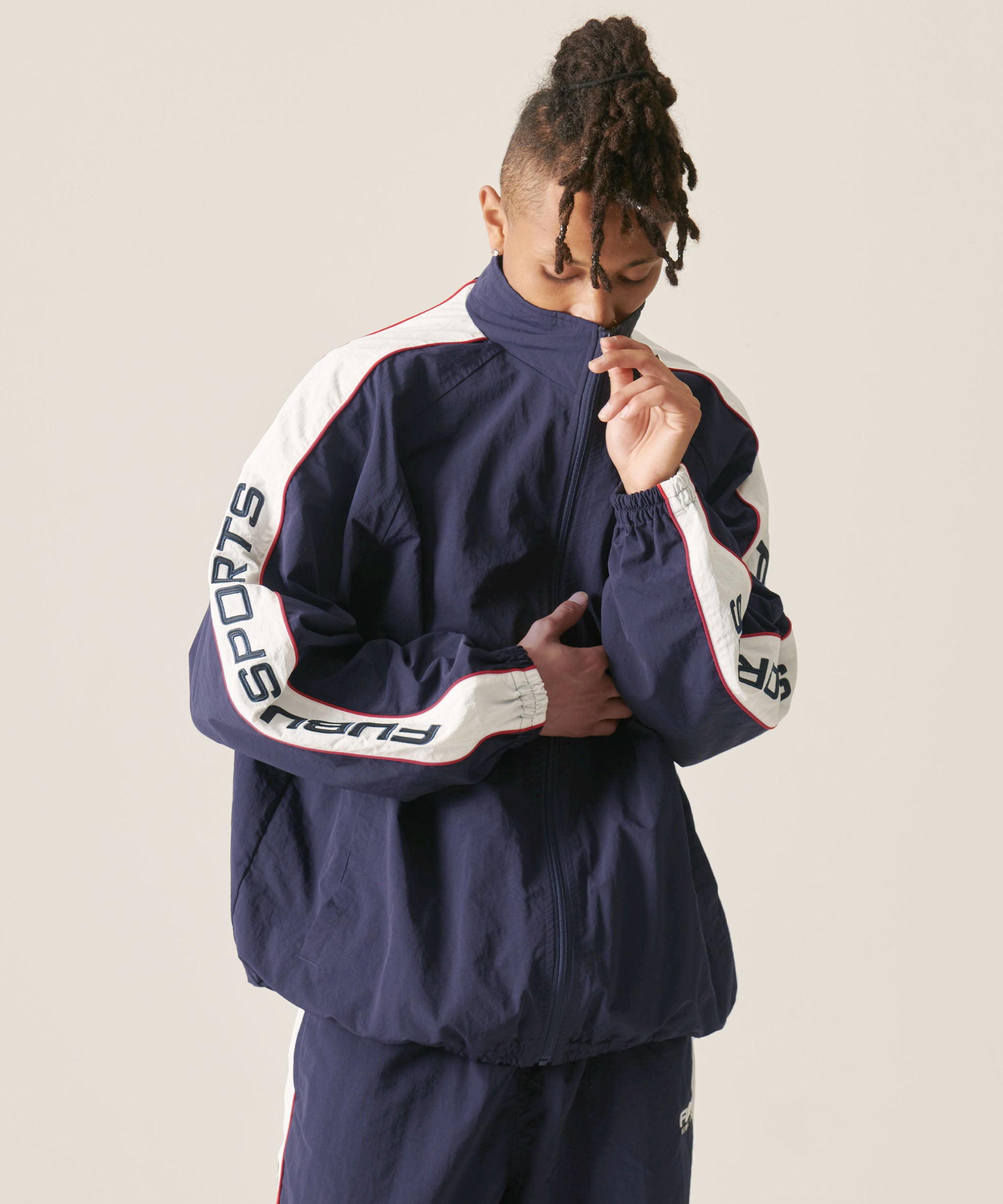 FUBU フブ ナイロンジャケット トラックジャケット 。FUBUはアメリカの