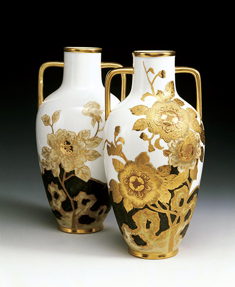 アールヌーヴォーからアールデコに咲いた「オールドノリタケ×若林