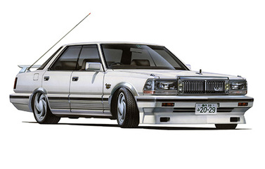 1/24 HC8 NISSAN CEDRIC 4ドアハードトップ (Y30)｜1/24 ハイソカー