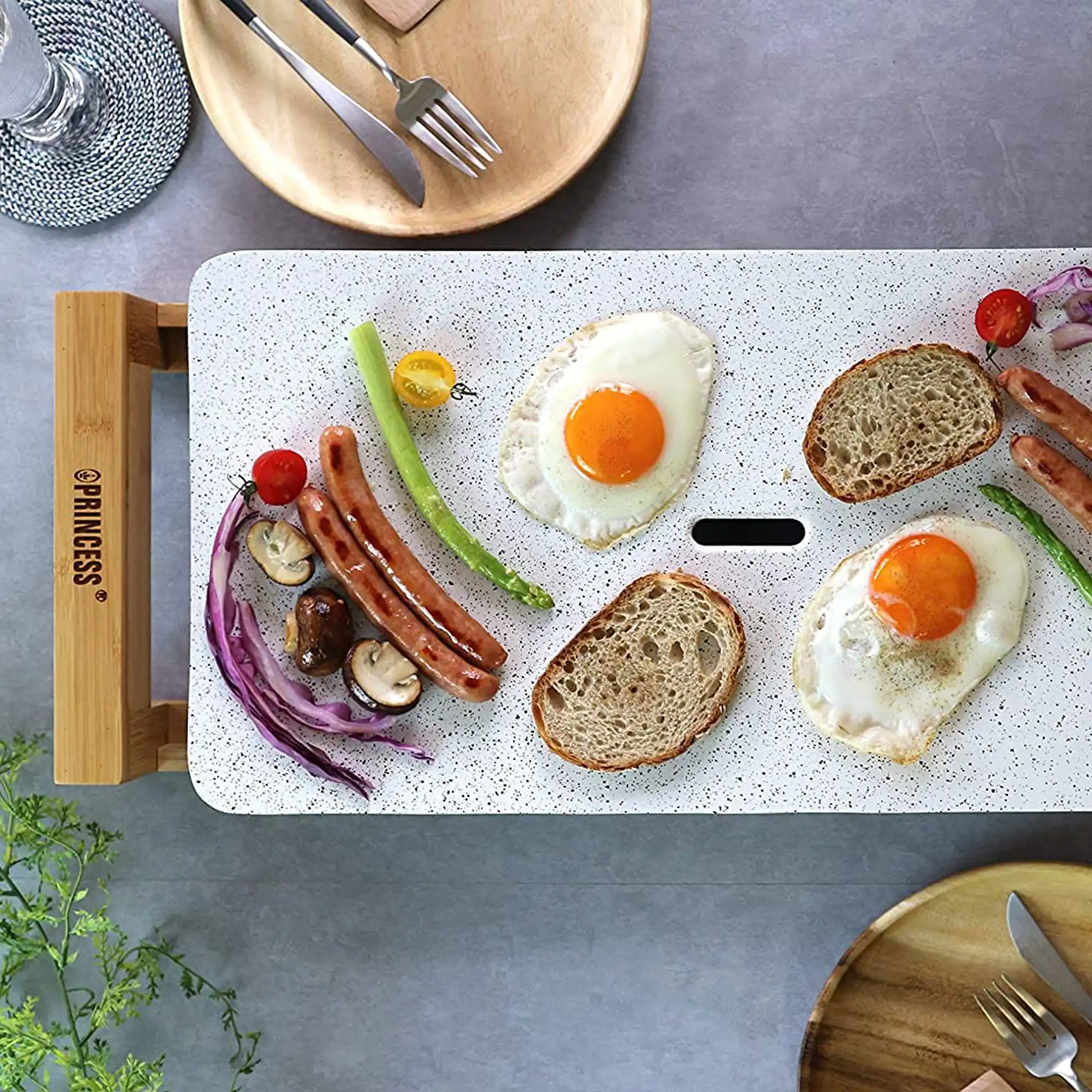 プリンセス PRINCESS テーブルグリルストーン ホワイト / フジオー