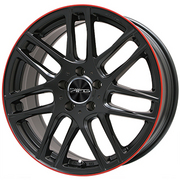 BIGWAY/EURO AFG EURO AFG(マットブラック/レッドリム)（タイヤ