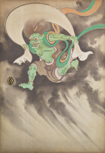 風神雷神図襖 | 鈴木其一 | 収蔵品詳細 | 作品を知る | 東京富士美術館