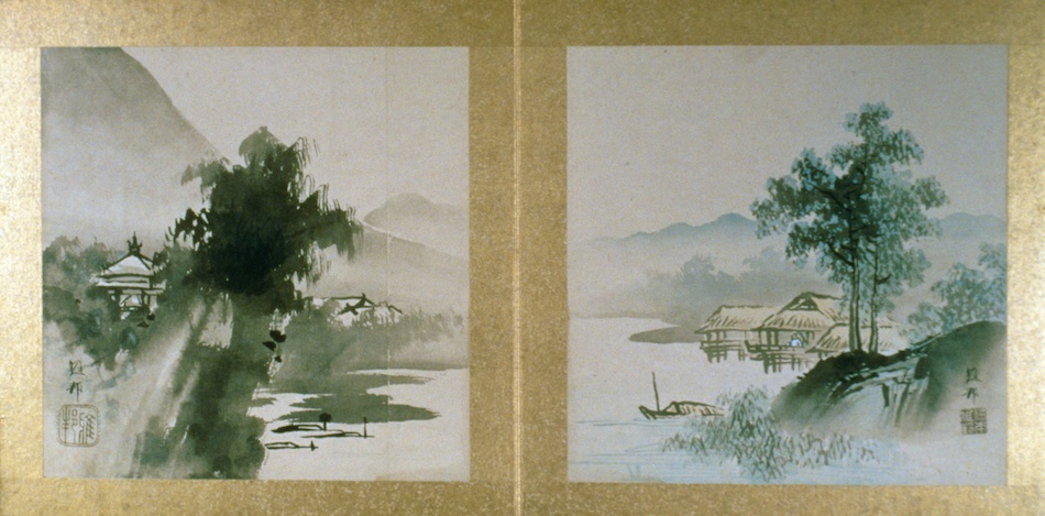 四季山水図 | 橋本雅邦 | 収蔵品詳細 | 作品を知る | 東京富士美術館