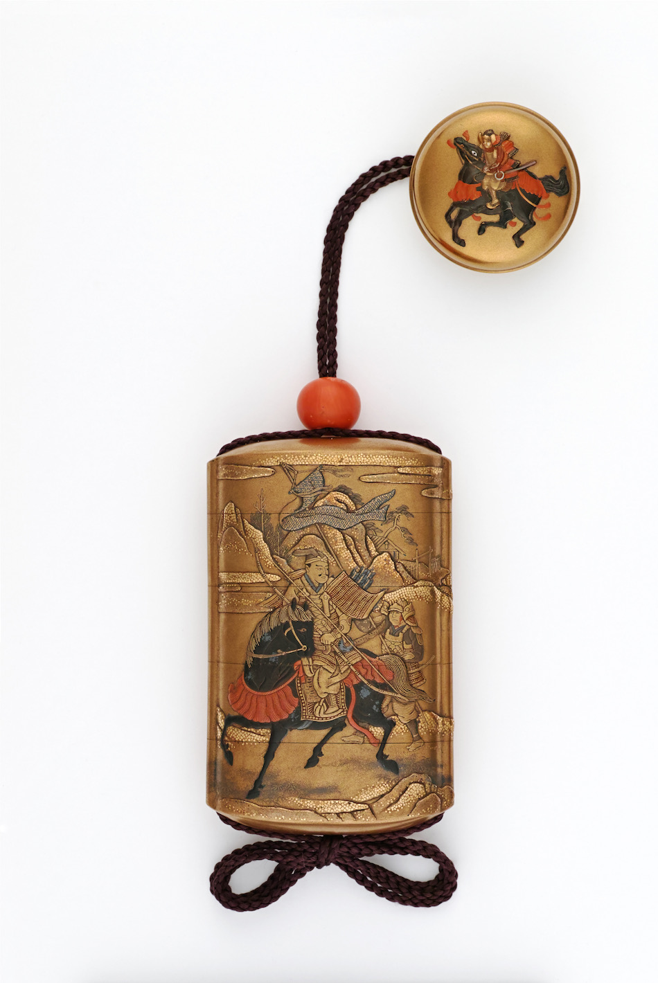 勿来関蒔絵印籠 銘 梶川文龍斎作（偽銘） | | 収蔵品詳細 | 作品を知る