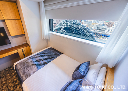 ホテルグレイスリー新宿】「ゴジラルーム」・「ゴジラビュールーム